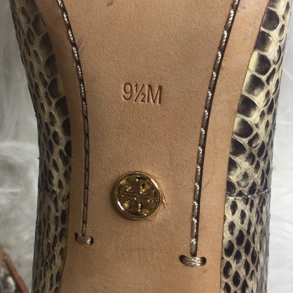EUC Tory Burch Cecilia Snakeskin Pumps, 9.5M - Picture 8 of 15